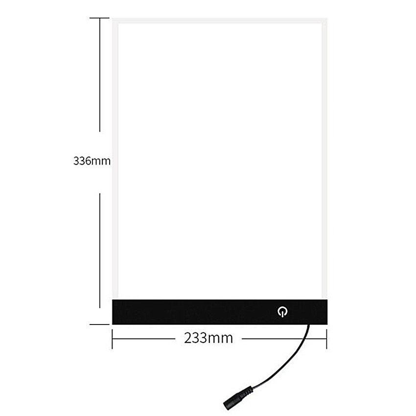 1PCS A4 LED Kunstenaar Dunne Art Stencil Tekening Board Led Light Pad Tafel Pad Panel Tekening Tracing Tracer Kopie board Licht Trekken