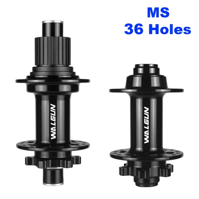 Walgun-MTB Fietsnaven, 6 Pallen, 3 Tanden, 120 Klik Boost Hub, 28H 32H 36H, Voor 110*15, Achter 148*12, HG MS XD 8 9 10 11 12 Speed: Donkergrijs