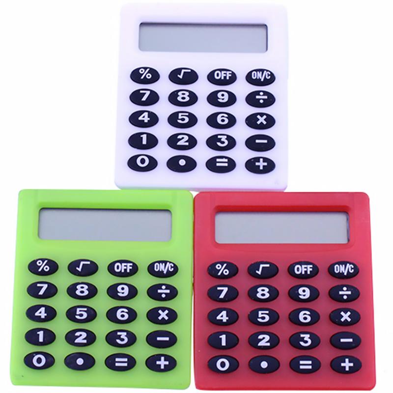 3 Pcs Mini Students Learning Caculator Portable Counter Calculating Tool Student Exam Calculator Mini Calculator(Random Style)