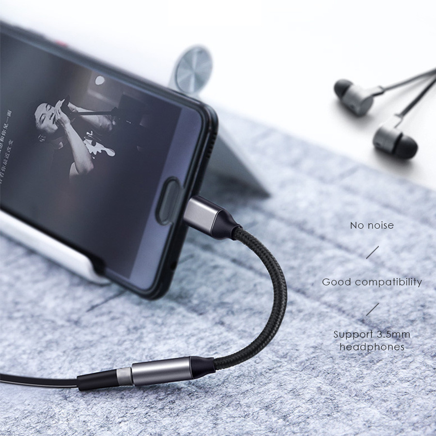 Adapter USB typu C 3,5 mm Aux Złącze słuchawkowe USB do Oppo Reno 12 F27/K12 Find X7 Realme 13 Pro/Pro+ GT 6/6T P2 Pro