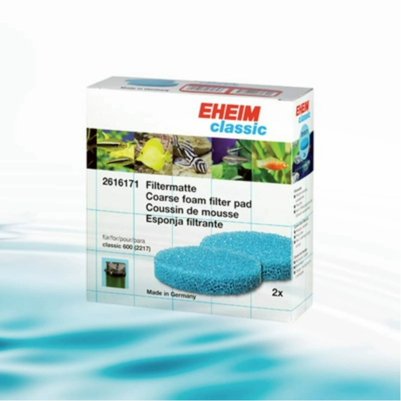 EHEIM Classic 2211/2213/2215/217 Fein- und Grobschaumstoff-Filterpad für mechanische und biologische Filtration: YELLOW
