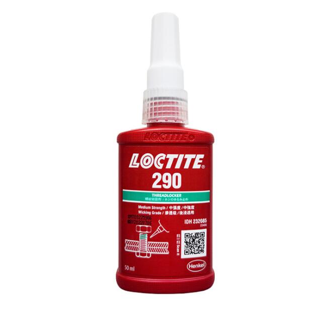 Loctite 290 osmotisk kvalitet, medium styrke, lav viskositet, hurtighærdende skruetætningslim, anti-løs anaerob limtråd