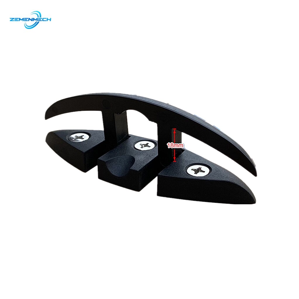 2PCS Boat Accessories Nylon Sailboats Flip Up Folding Pull Up Cleat Dock Deck Boat Marine Kayak Hardware Line Rope Mooring Cleat