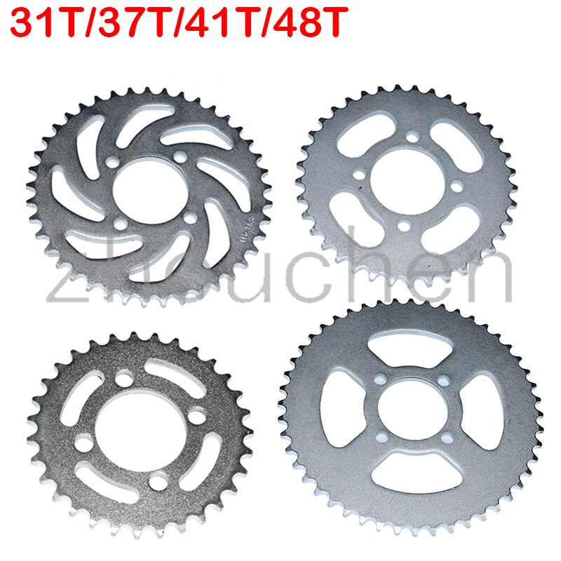 420/428 Chains 31T/37T/41T/48T 52mm rear Chain sprocket for Chinese ATV Quad Pit Dirt Bike Motorcycle Motor Moped