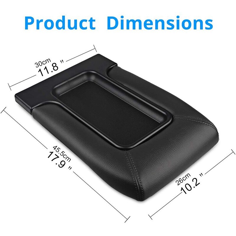 Center Console Cover - Console Armrest Lid for Chevy Silverado 1500 - Truck Accessories for Chevrolet Avalanche Tahoe GMC Sierra