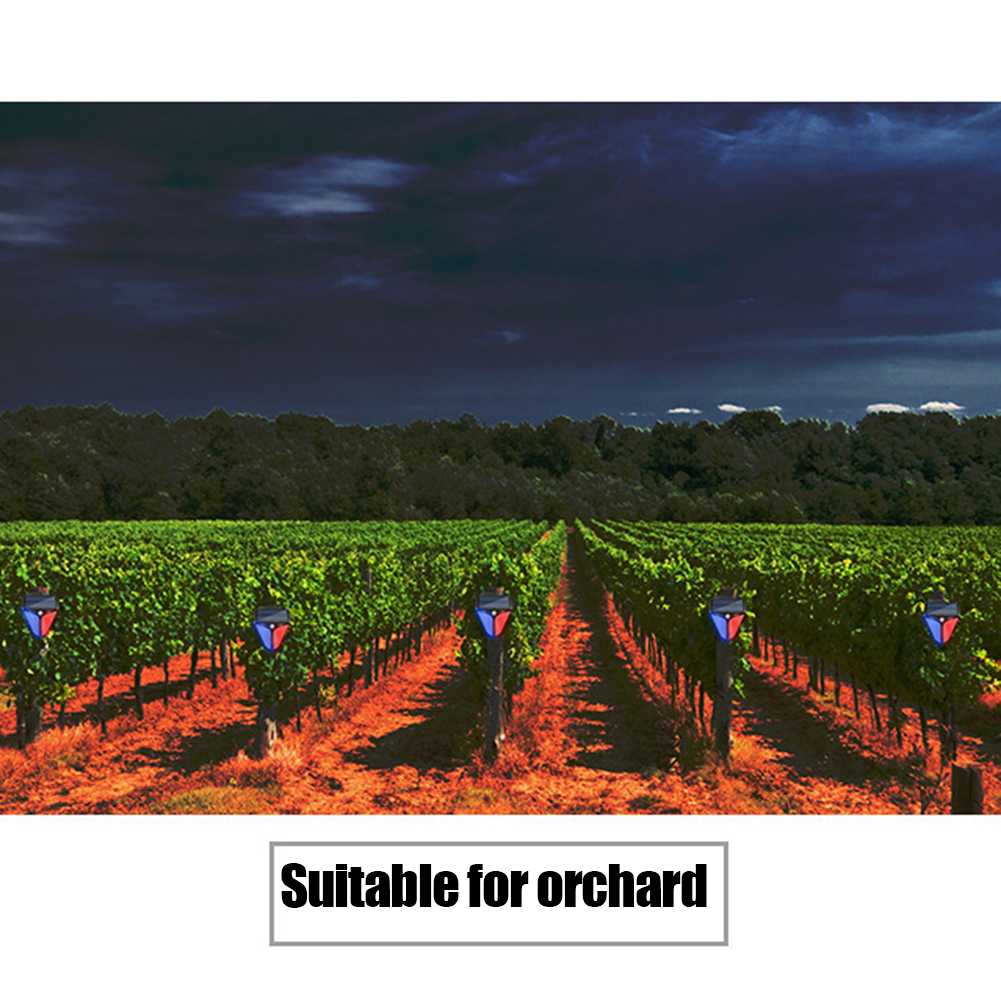 Garden Security Lamp Stroboscope Strobe Solar Light Decibels Anti Theft Strobe Alarm Lamp Motion Sensor Safety Light