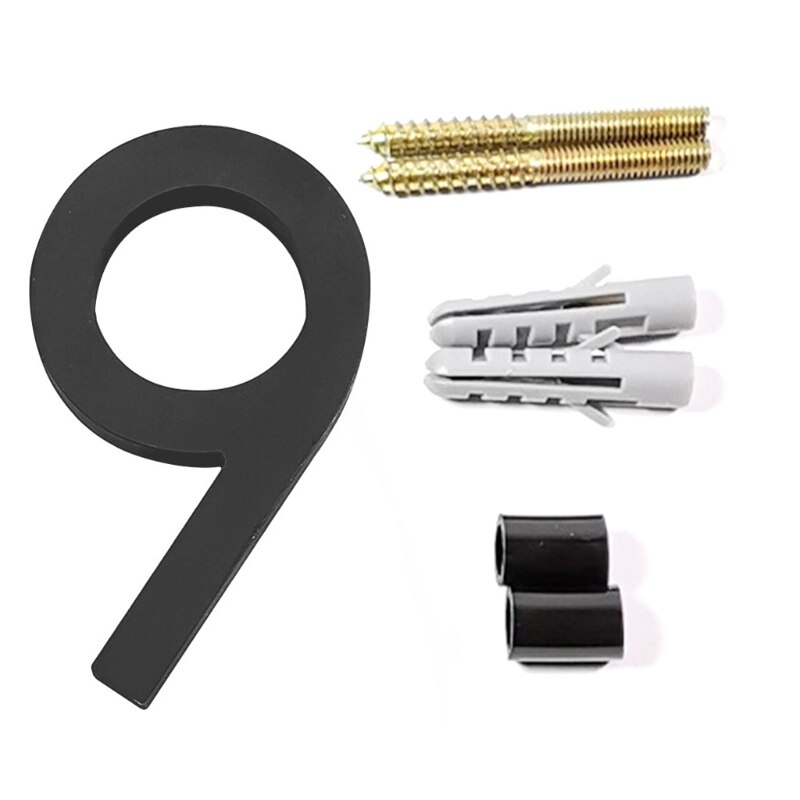 066E Modern House Numbers, Garden Door Mailbox Decor Number | Visibility Signage