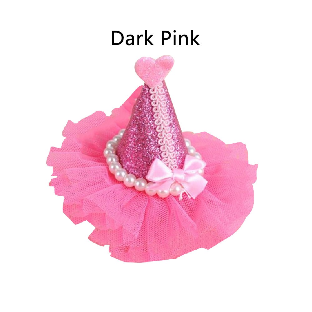 Leuke Haarspeld Parel Kerstboom Prinses Kinderen Kant Haarspeld Meisje Hoofdtooi Haaraccessoires Voor Meisjes Hoofd Dragen: Rose Rood