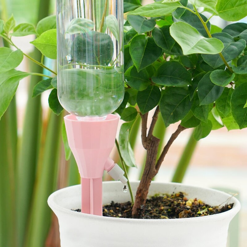 3/6 Pcs Plant Self Watering Spikes Devices Automatic Waterer Adjustable Drip Irrigation System MSU88