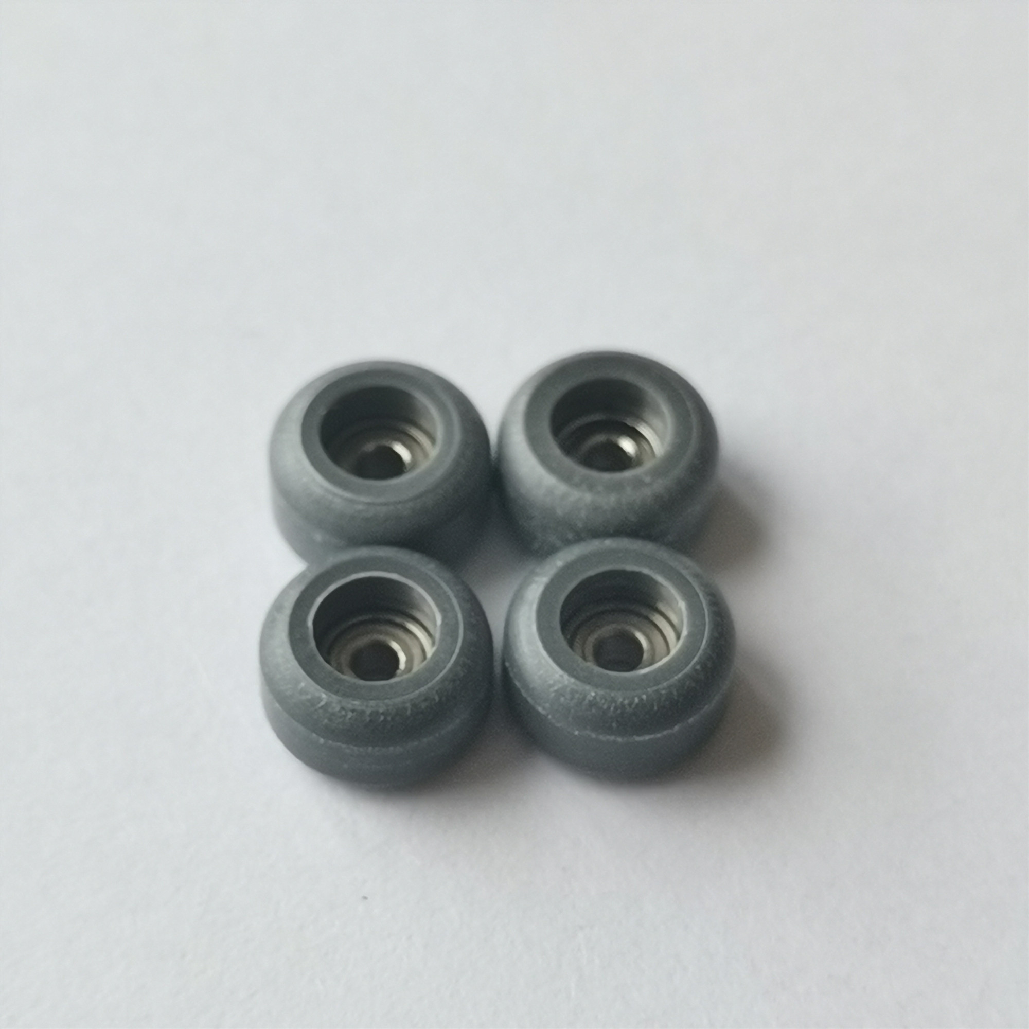 Basic Shape CNC Fingerboard Wheels with High Speed Bearing: GRAY