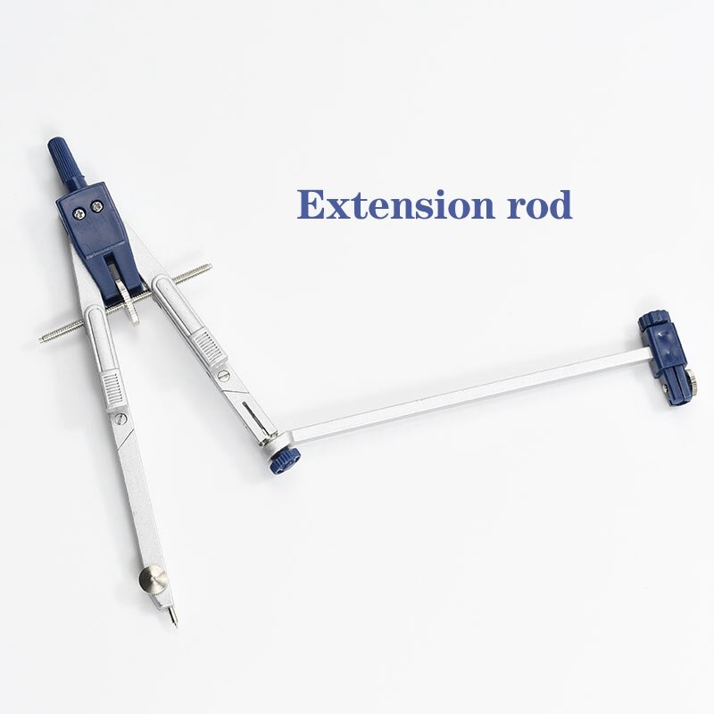 4Pcs Geometry Set Metal Compass Geometry Precision Tool for Student, Circle Drawing Tool and Architecture Drafting Kits