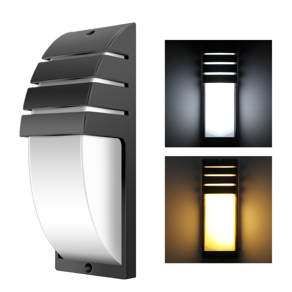Aluminium Led Wandlamp Ip65 Waterdicht Buiten Tuin Veranda Licht Schans Balkon Muur Licht Tuin Verlichting Decor Aca 110V 220V