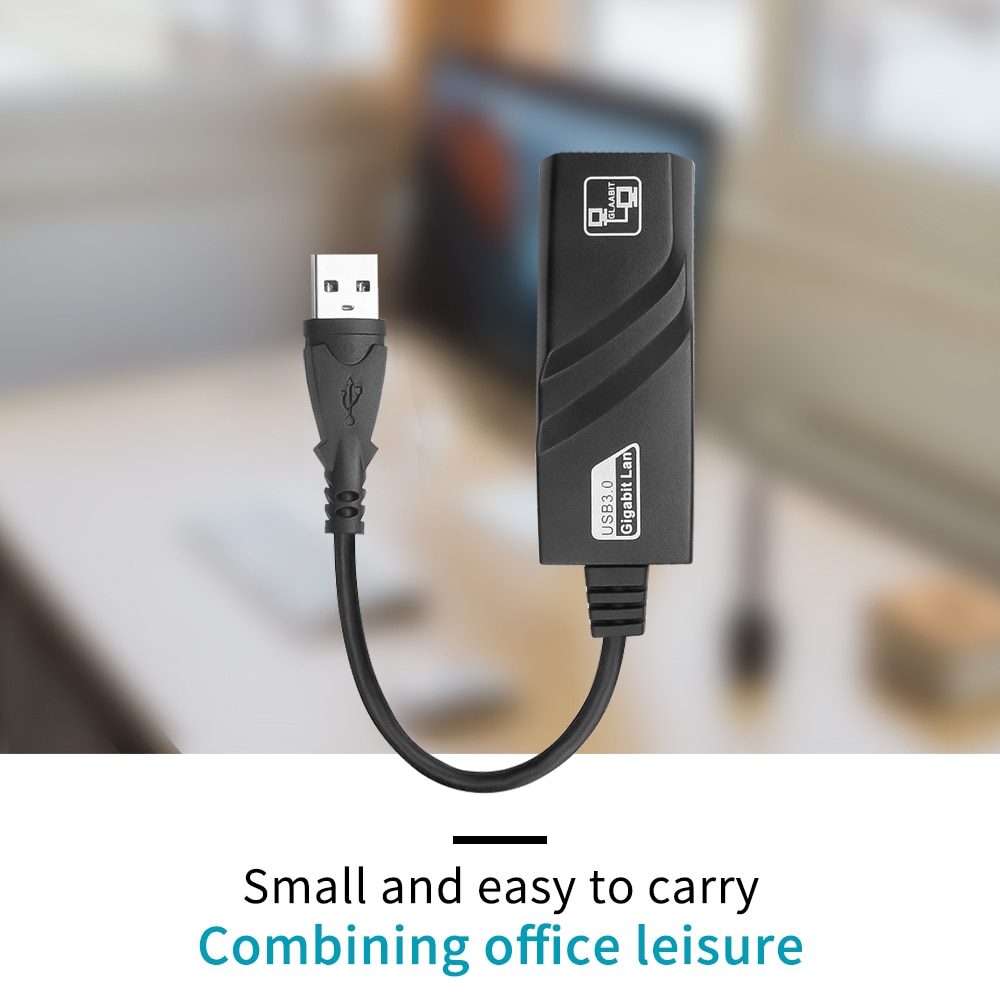 10/100/1000Mbps USB 3.0 cablato USB TypeC a Rj45 Lan Ethernet Adattatore RTL8153 Scheda di rete per PC MacBook Windows Laptop