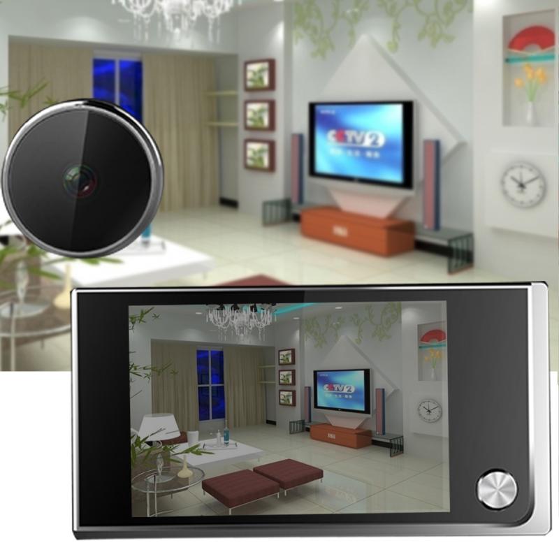 Multifunction Home Security 3.5inch LCD Color Digital TFT Memory Door Peephole Viewer Doorbell Security Camera Brand