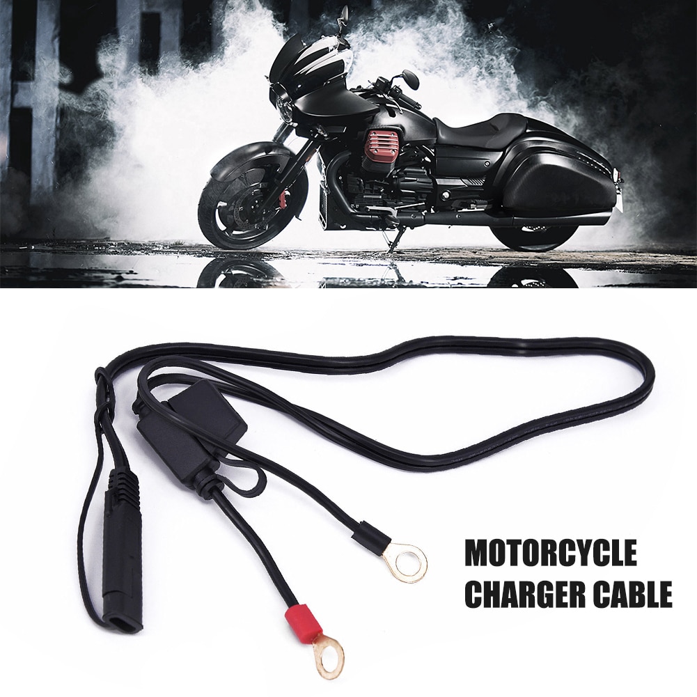 12V Motorcycle Battery Charging Cable Motorcycle Charger Cable Motorcycle Supplies