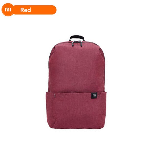 Neue Original Xiaomi Rucksack 10L Tasche Städtischen Freizeit Sport Brust Pack Taschen Licht Gewicht Kleine Größe Schulter unisex Rucksack: dunkel rot