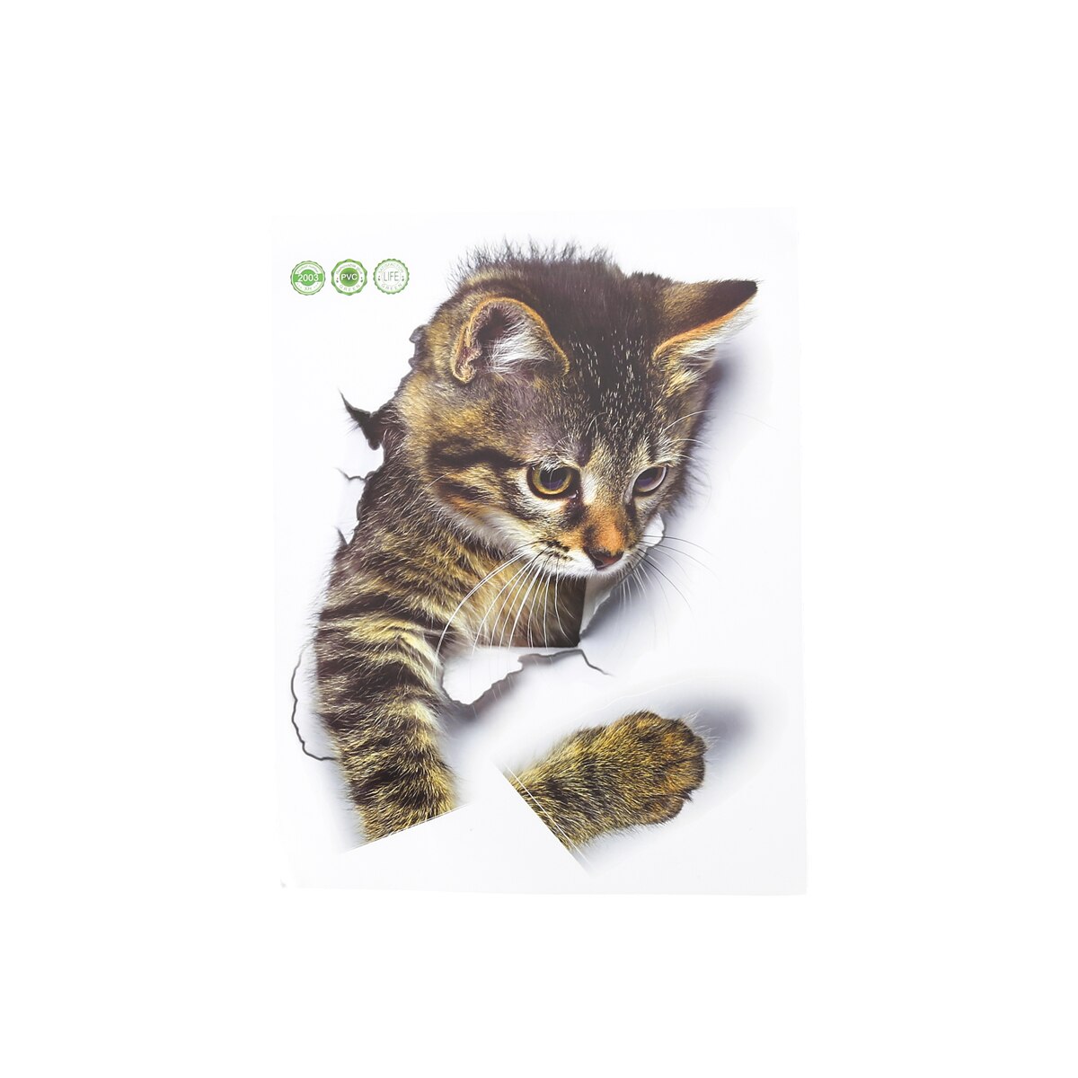 Brand 3D Dier Huisdier Katten Muurstickers Kamer Home Decor Waterdicht Verwijderbare Decals Decoratie Pvc: 3