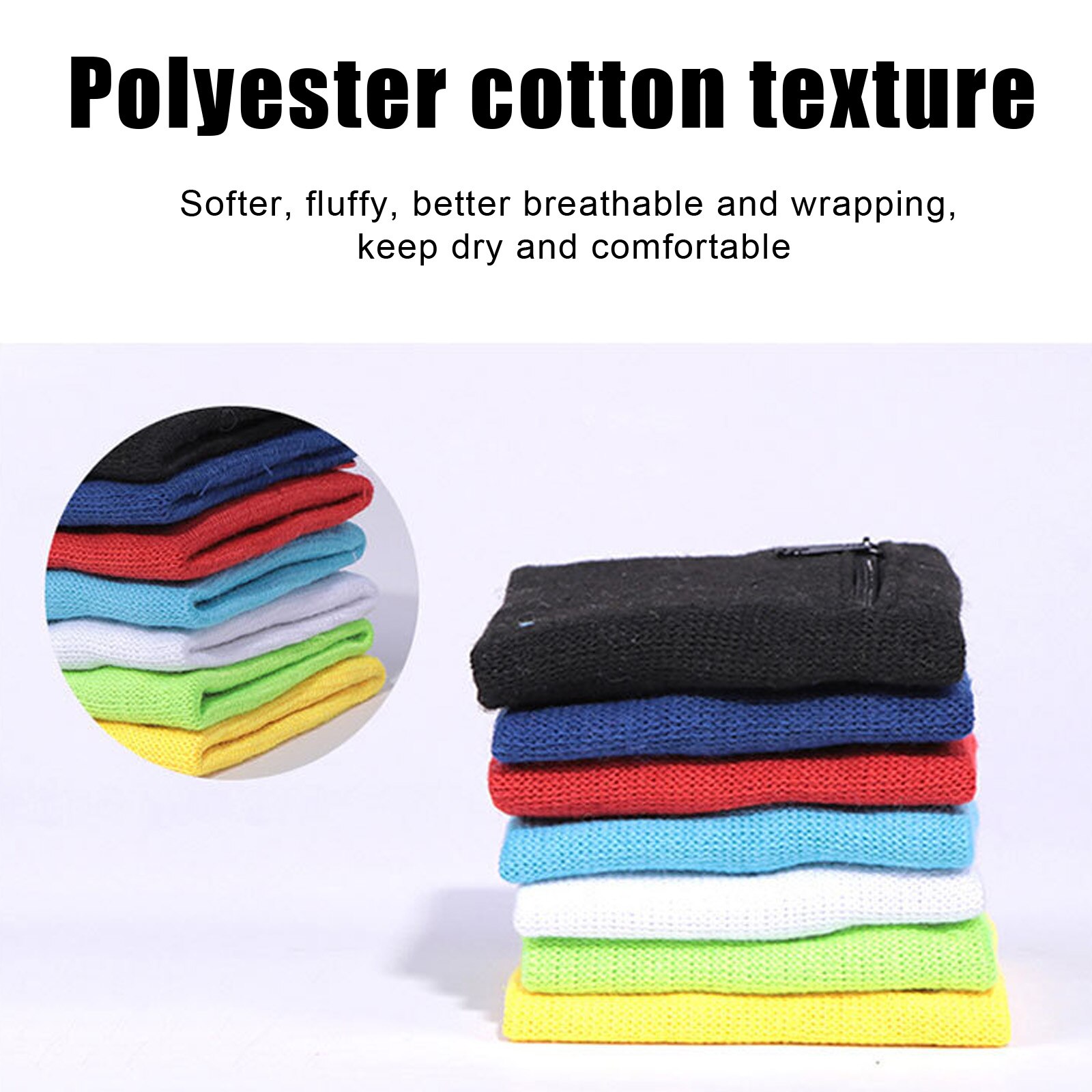 Dames heren portemonnees reis zweetband hardloop pols portemonnee sleutel sport polsband met ritsvak 8*8cm