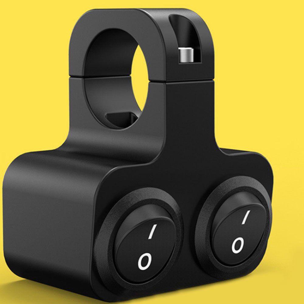 12V 7/8" Handlebar Control Switch Motorcycle Dual Control Headlight Double Flasher Speaker Switch Replacement Accessories