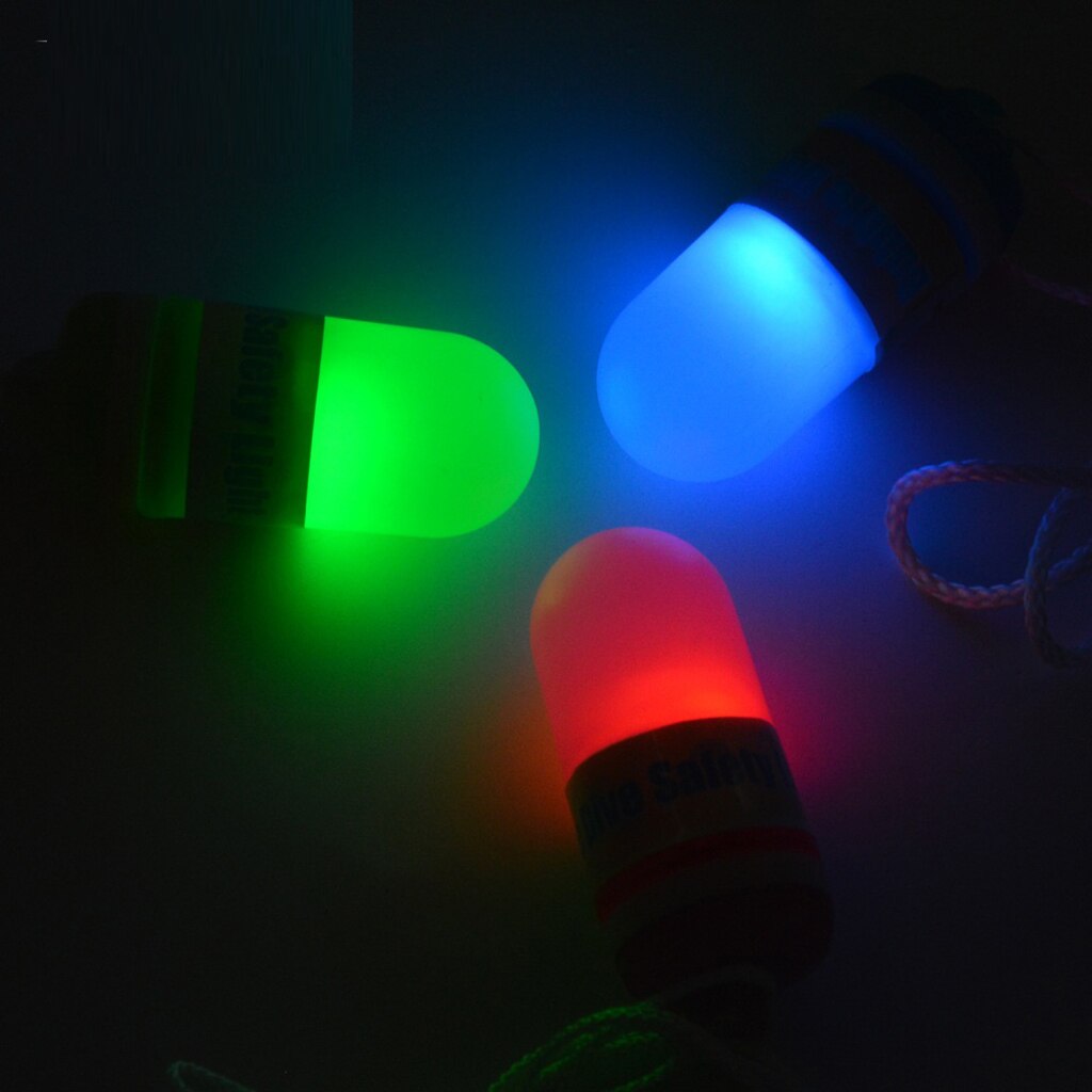 Diving Signal Lamp Underwater LED Light Flashlight Safety Gear with Lanyard