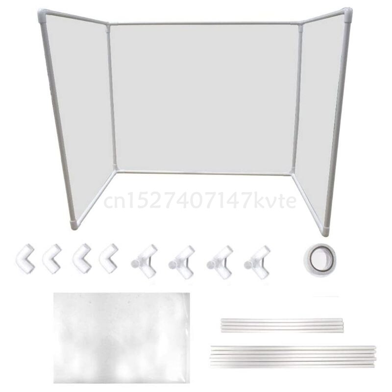 Anti-spray Sneeze Guard Shield Clear Cough Isolation Protective Board Barrier for Office Restaurant Grocery Stores