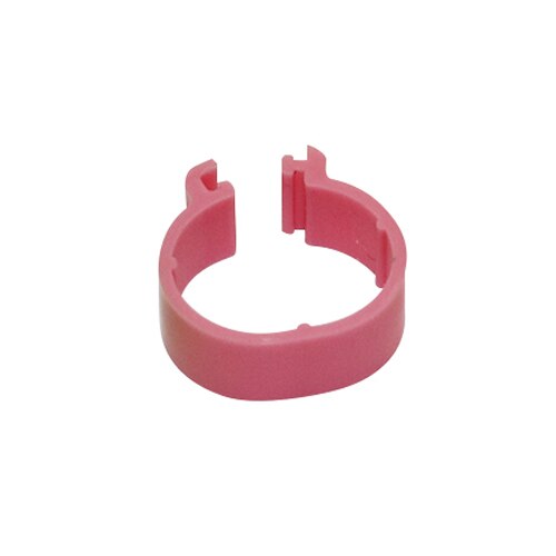 7 Kleuren Kip Voet Ring Binnendiameter 1.6Cm Plastic Gesp Soort Clip Ringen Kip Eend Gans Vogels Voeden Benodigdheden 210 Pcs: Roze