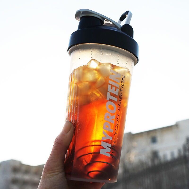 Shaker Water Bottle Shake Cup Kettle Hidro Flask My Large Capacity Portable 600ml Plastic Fitness Drinkware