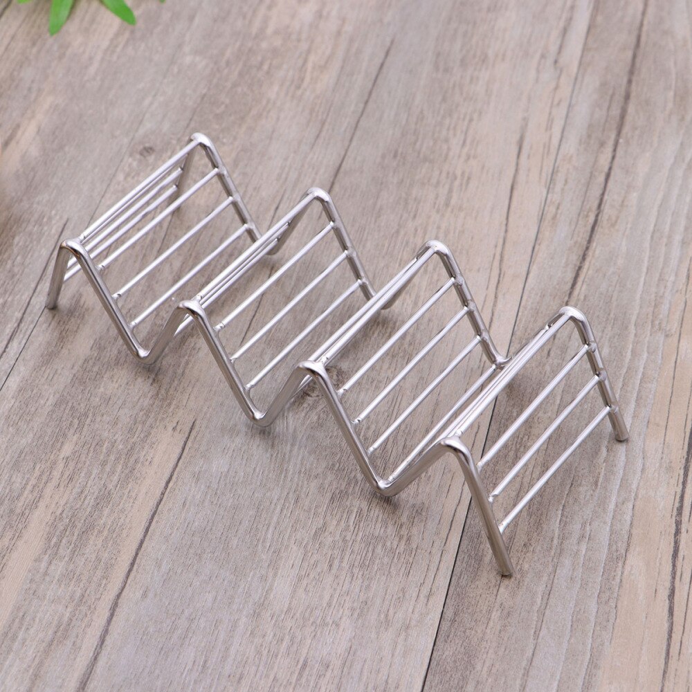 Stainless Steel Taco Rack Stand Taco Holder Hold 3... – Grandado