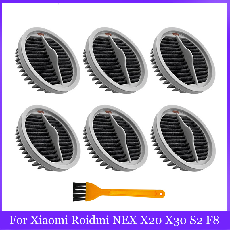 Filtro HEPA lavable para Xiaomi Roidmi NEX X20 X30 S2 F8 Storm Pro, aspiradora inalámbrica de mano inteligente, piezas de filtro eficiente