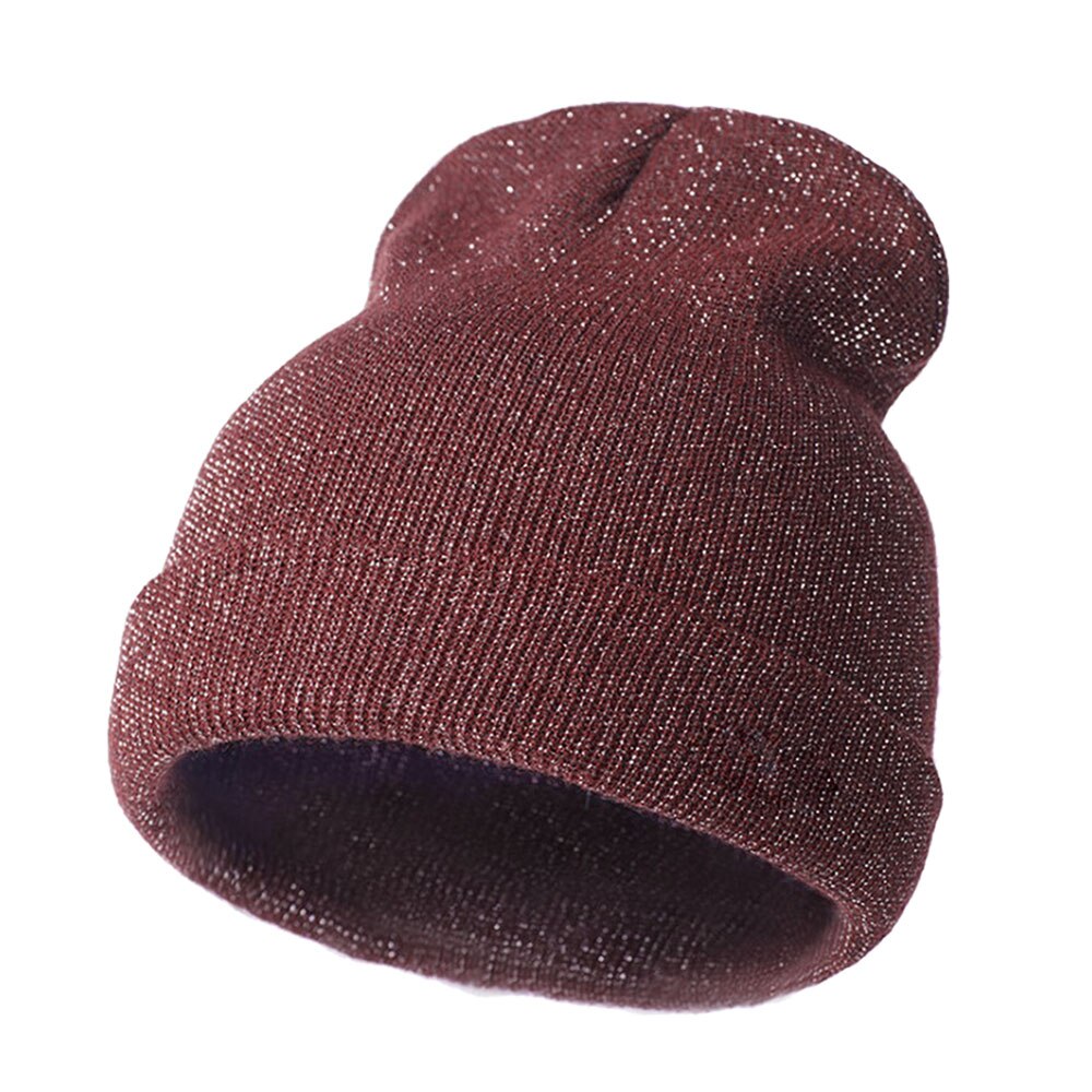 Kapelusz dla obu płci z miękkiej dzianiny czapka zimowa ciepła czapeczka damska biodro-chmiel jednokolorowe klasyczne modne bawełniane czapki robione na drutach: RS