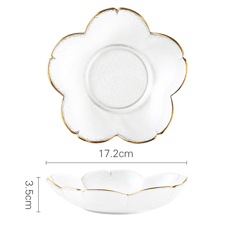 Cuenco de vidrio con patrón de martillo europeo de , cuenco de arroz para casa, cuenco de ensalada, pastel de frutas, plato de postre: 3.5x17.3cm
