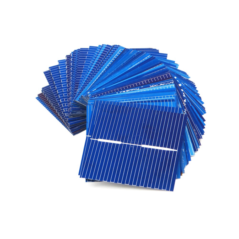 50pcs x Solar Panel Painel Cells DIY Charger Polycrystalline Silicon Sunpower Solar Bord 39*39mm 0.5V 0.25W