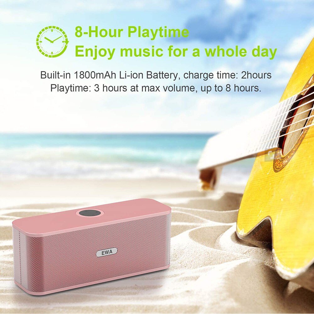 Ewa W300 Bluetooth Speaker Draagbare Draadloze Luidspreker Sound Systeem 3D Stereo Muziek Surround Outdoor Speaker Ondersteuning Tf Card