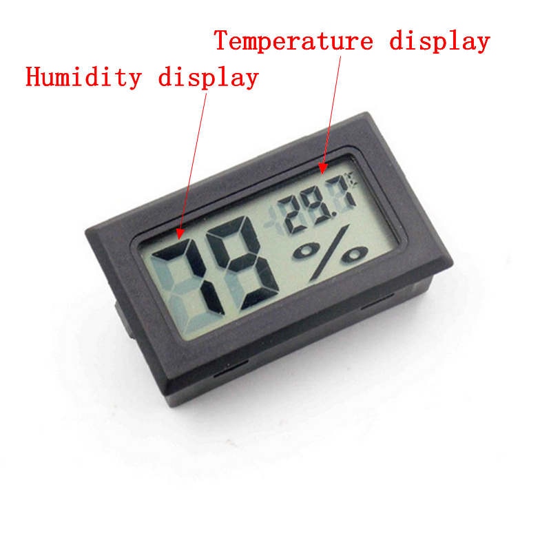 LCD Temperature Instruments Humidity Sensor Backlight Thermostat Outdoor Weather Station Digital Thermometer