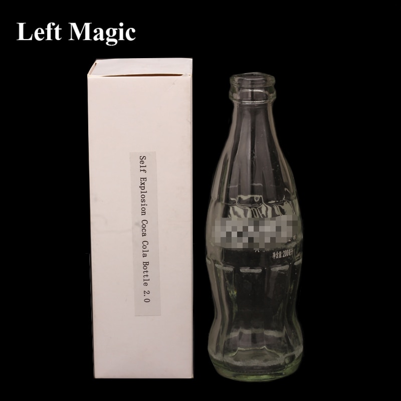 Selbst Explosion Flasche 2,0 Auflage Magie Tricks Glas Bühne Straße nah dran hoch Magie Illusionen Commedy Requisiten Zubehör Commedy