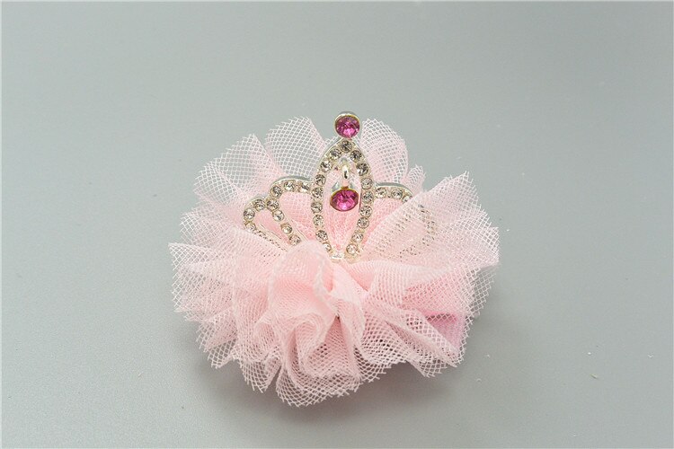 Presilhas de cabelo para crianças, grampos de cabelo de coroa de strass princesa acessórios de cabelo prendedores de cabelo para bebês tiara estéreo grampos de cabelo fofos para meninas: 3
