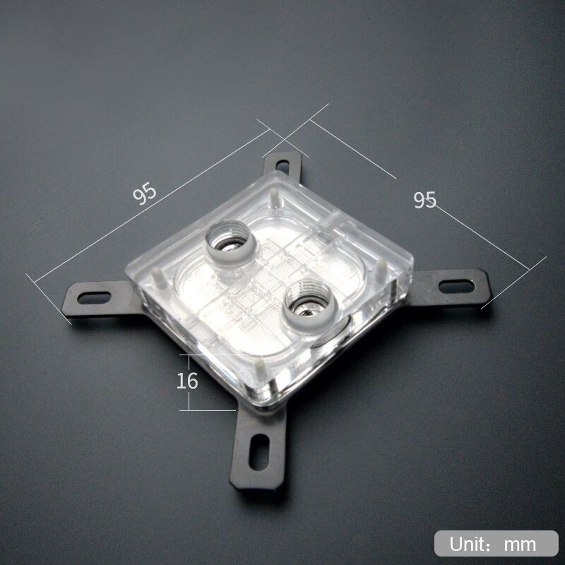 Syscooling SC-C62 CPU wasser kühl Block für Intel 1151 Verzögerung 1155 1156 1150 CPU wasser kühlung kupfer backplate