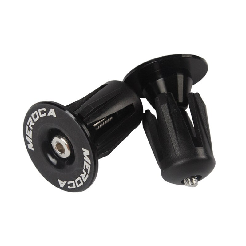 2 uds tapa de manillar para bicicleta tapones de bloqueo para bicicleta tapas de aleación de aluminio cubiertas de bicicleta de montaña