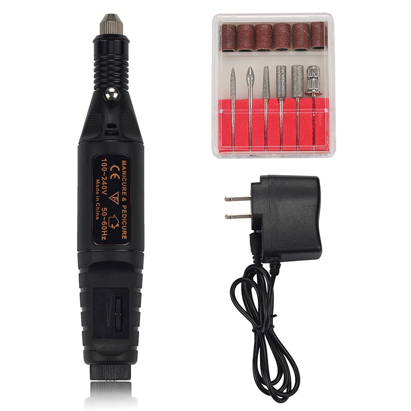 Xzmuv Professionele Elektrische Mode Nail Boor Machine Manicure Machine Pedicure Drill Set File Nail Boor Apparatuur Gereedschappen