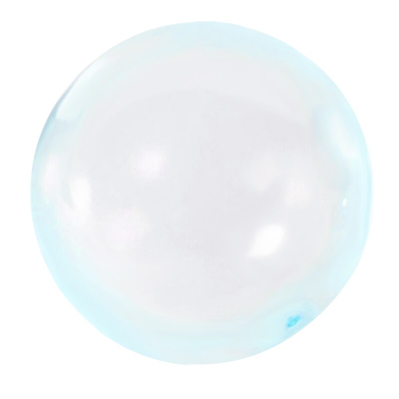 120Cm Rubber Bubble Bal Opblaasbare Water Ballon Speelgoed Tpr Transparante Scheurbestendig Kinderen Outdoor Play Water Games Bal: Default Title