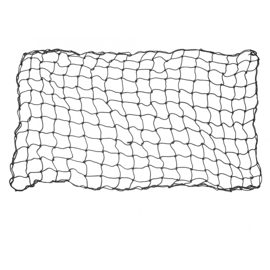 180*120cm bil trailer tagbøjler net elastisk gummi laster bagageopbevaring mesh organizer kroge auto tilbehør