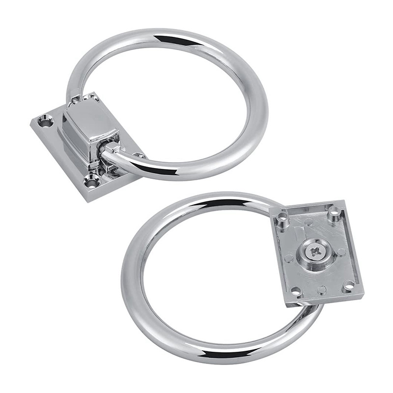 Metal Ring Pull Cabinet Ring Pulls Furniture Cabinet Handle Door Knocker With Screws For Wooden Drawer Door