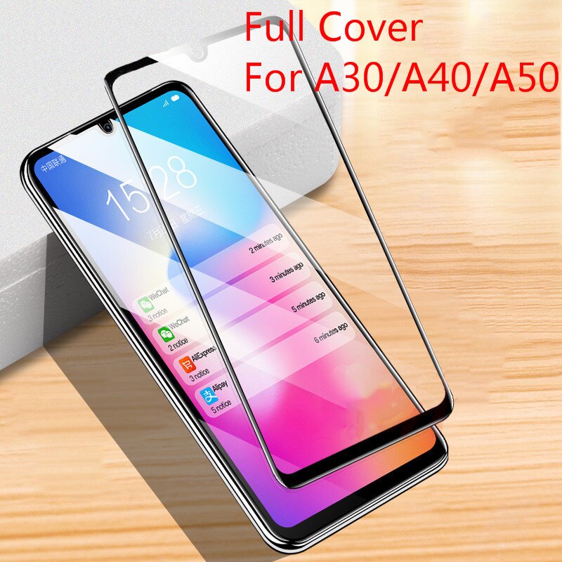 9D HD Schutz Glas für Samsung Galaxy A50 A40 A30 Screen Protector Glas für Galaxy Gelaksi EINE 50 40 30