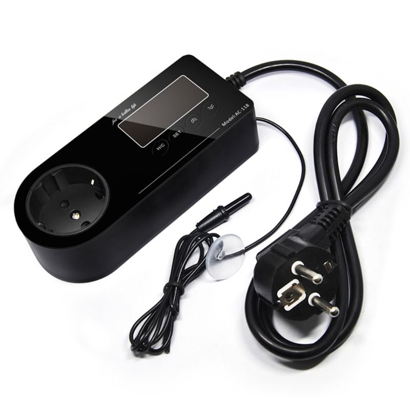 Mini digital temperature controller EU thermostat ... – Grandado