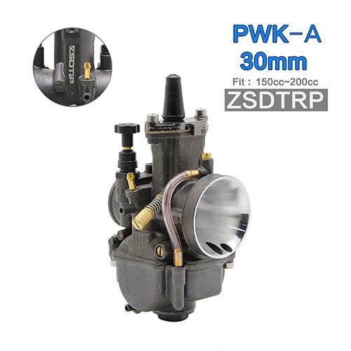ZSDTRP PWK OKO Flat Slide 28mm 30mm 32mm 34mm Carburateur Carburador Voor 175CC 200cc 250cc Motorfiets dirt Bike Met Power Jet: A 30mm ZSDTRP