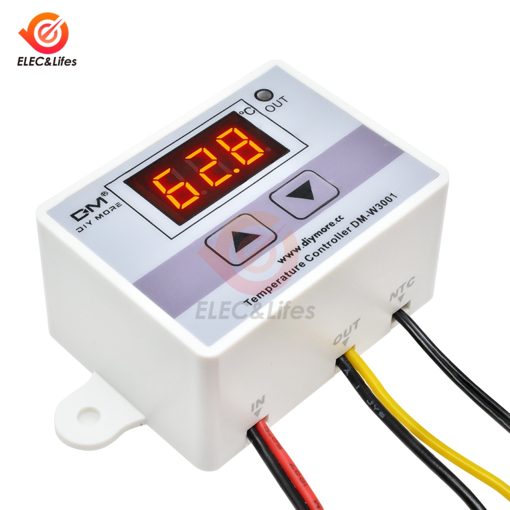 DM-W3001 AC 110V 220V Digital Thermostat für kühlschrank kühlung Temperatur Regler Sensor Schalter heizung für inkubator