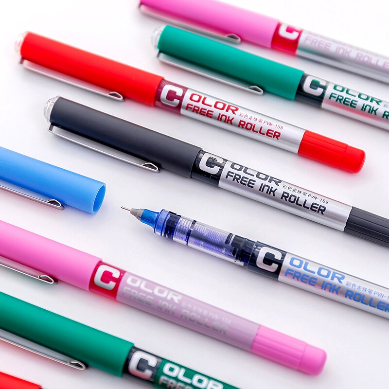 7 Color Gel Pen set Free Ink Roller Ballpoint Pens... – Vicedeal