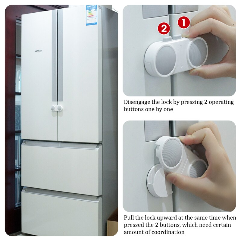 EUDEMON Refrigerator Door Lock Cabinet Lock Cupboard Lock Baby Protection from Children Safety Lock