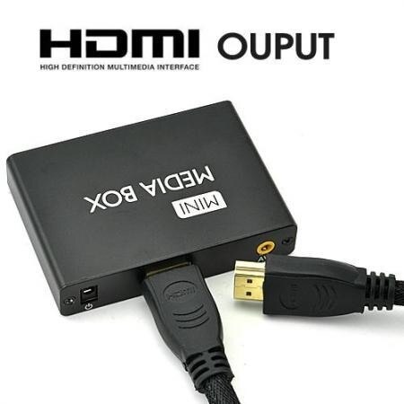 JEDX MP013 Mini lecteur multimédia boîtier multimédia TV vidéo lecteur multimédia Full HD 1080 P AU ue US Plug !