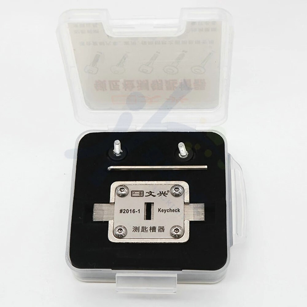 For Wenxing Key Check Groove Testing Tools Keys Way Checker Locksmith Tools